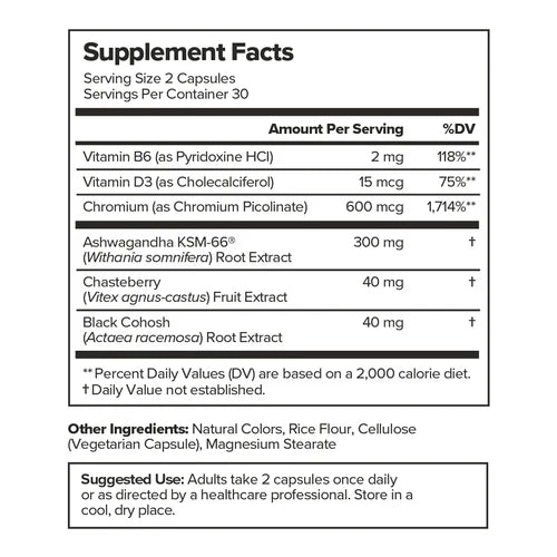 Menopause Vitamin Capsules